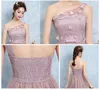 Girl's Dresses One Shoulder Lace Applique Frock Maxi Girl For Wedding Teenage Formal Big Kids Evening Year Girls Gowns