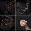 Hangende kettingen sieraden drop levering 2021 hangers yilu sier s925 sterling ketting goud vergulde o-type Japanse veelzijdige persoonlijkheid si