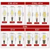 110V LED Bulbs ST64 A60 G45 C35 E27 2W 4W 6W 8W Vintage Filament Candle Bulb Lamp For Indoor Lighting