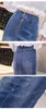 Fish Tail Denim Skirt Women Zipper Empire High Waist Mid-Calf Mermaid Trumpet Jeans faldas mujer moda B98695 210421