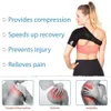 Adjustable Left/Right Shoulder Support Bandage Protector Brace Joint Pain Injury Shoulder Strap Guard Strap Wrap Belt 211012