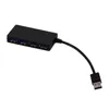 2021 Высокоскоростной 4-портовый USB 3.0 HUB 5GBPS Поддержка 1TB HDD Portable Compact для PC Mac Ноутбук Ноутбук на рабочий стол