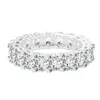 Sterling Classic 925 Silver Ring Set Ovaal Cut Diamond CZ Engagement Wedding Band Ringen voor Dames Bruids