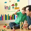 Wall Stickers Colored Pencils Waterproof Baseboard Sticker For Kids Boys Room Classrooms Removable Mural Home Decor