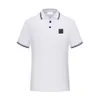 Herenpolo's T-shirts Topkwaliteit zomerkatoenen borduurshirt met korte mouwen Nieuw poloshirt High Street Tee