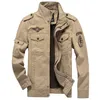 Men's Jackets Military Army Men Embroidery Cotton Washed Coat Autumn Spring Outwear Plus Size 6XL Flight Bomber Tactical Cargo Clothes