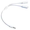 3,5 mm 1 mannelijk naar 2 dual vrouwelijk o stereo jack adapter hoofdtelefoon Y splitter kabel voor Samsung HTC5195277