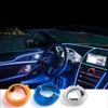 1Meter Car Interior Led Atmosphere Lights Strip Flexible Neon EL Cold Line Lamp Boat Decoration Light Party Holiday Ambient Lamp