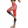 Geometric 3D Print Gradient Color Gym Workout Leggings High Waist Scrunch Mallas Deporte Mujer Push Up Plus Size Women 210604