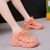 Summer Women Sandals 2021 Multicolor Sole Ladies Shoes Casual Flat Platform Shoe Comfortable Leisure Sandal Dad