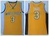 Mi08 Vintage NCAA Tim Duncan #21 Wake Forest Demon Deacons College Basketball Jerseys Black White Chris Paul #3 Gold Stitched Shirts Jersey S-XXL