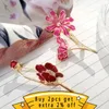Pins, broscher Emaljblomma för kvinnor Tulpan Orchid Badge Pin Vintage Elegant Bröllop Office Party Tillbehör Smycken 2021
