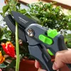 DTBD Bahçe Budama Makası Paslanmaz Çelik Makas Grefting Meyve Dalları Çiçek Kırpma Araçları Ev Seti 210719