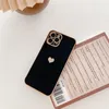 Love Gilded Plating Cases With Side Pating for iPhone 12 Pro Max Mini 7/8 Plus Protective Back Cover DHL