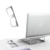 Bilgisayar Aksesuarları Ergonomik Laptop Standı Riser Taşınabilir Katlanabilir Dizüstü Tutucu Alüminyum Tablet Soğutma Braketi Gözlük Şekli 1xBJK2105
