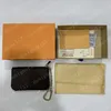 Toppkvalitet 5 Corlors Key Pouch Coin Purse Mens Key Card Holders Handv￤skor L￤derkedja Mini Pl￥nb￶cker #K09272G