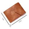 Creative Thin Wallet for Men PU Leather Fold Bills Card Holder Hasp ID Credit Card Bag Women Mini Coin Purse Pocket Wallet