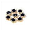 Glas lösa pärlor smycken 50 st 10/12mm strassfiske lapp cabochon för bågar diy nålkrok sy på kristallhår aessorier som gör 1514 dr