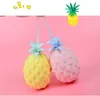 10cm Cute Large Pineapple Squeeze Toy Anti Stress Grape Ball Funny Gadget Vent Decompression Fidget Toys Autism Hand Wrist for Kid Children 4 Colors Pressure