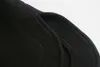 Женщина черная шерстяная рубашка куртка однобортное пальто Свободные негабаритные Eartwear Streetwear 210421