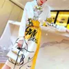 Autumn Winter Set Woman 2 Pieces Cartoon Embroidery Hoodie Tops Women And Pleated Skirt Fashion Women's Suits With Skirt SL563 211119