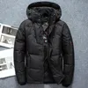 Men's Down & Parkas Windbreaker White Duck Thick Winter Jacket Men Hat Warm Coat Snow Anorak Male Hooded Zip Up 2022 Outerwear Kare22