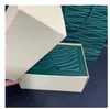 Move2020 الأخضر LuxuryWatch Boxes BR ومصنع المزود مع الأخطبات الخشبية الأصلي أوراق محفظة الورق المقوى الساعات