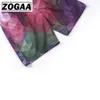 ZOGGA Tridimensionale Multi Colore Plaid Stampa Uomini Bodybuilding Trunks 100% Poliestere di Alta Qualità Quinto Pantaloni Ad Asciugatura Rapida Y0408