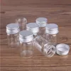 24pcs 20ml Small Glass Bottles with Aluminum Caps 30*50mm Jars Vials Transparent Containers Perfume Bottlesgood qty