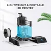 Skrivare 3D -skrivare Mini Desktop Printing Laser Gravering 2 I 1 Hög Precision Uppgraderad DIY -pekskärm Kit ROGE22