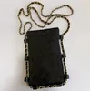 VIP Gift Women Brand Mobiltelefon Bag Fodemynt Parse Paris Designer Leather Wallet Lady Gold Chain Shoulder Bags275s