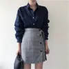 S-XL mode sommar kvinnor kjol svart plaid sexig hög midja A-line casual mini kjolar pläterade kvinnor 210417