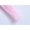 EVfer Moda Fashion Tie-tintura Imprimir Primavera Molha Curto Rosa Camisetas Feminino Casual Longa Manga Alta Cintura O-Pescoço Com Capuz Tops 210421