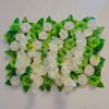 Panel de flores rosas artificiales de pared de flores de diseño 3D para boda, decoración de fondo, fiesta, hogar, centros de mesa de Navidad