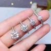 LEECHEE MOISSANITE YÜZÜK STARTİF D ROYAL VVS1 Mükemmel Kesilmiş Kadın Nişan Hediye Laboratuvarı Elmas Real 925 Katı Silver301W