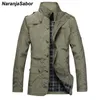 Naranjasaborファッション薄手の男性のジャケットホット販売カジュアルウェア快適なウインドブレーカー秋のオーバーコート必要な春の男性コートN483 P0804