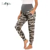 Pantalon de maternité pour femmes Stretchy Lounge Workout Casual Loose Comfy Grossesse Joggers Avec Poches Fit pants 210721
