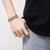 2022 Novo moda de 15mm de luxo masculino relógio feminino faixa de correção Braça Hiphop Gold Silver Standless Straplets Sankets Bracelets A8959918