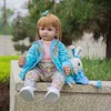 Kiumi 24 polegada silicone renascido bebê boneca 60 cm recém-nascido recheado princesa reborn bebe brinquedos toys body boneca crianças aniversário natal presente q0910