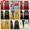 Mulheres Baskeball LeBron 23 James Jerseys Cheap Women Girl Skirt Skirt Baskeball amarelo branco preto vermelho Bryant