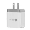 18W PD + QC3.0 Typ C laddare Fast Wall Chargers EU UK US Plug för iPhone Xiaomi Samsung grossistpris