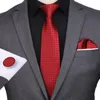 Linbaiway 8 cm Männer Krawatten Set Krawatte + Einstecktuch + Manschettenknöpfe Paisley Designer Hochzeit Krawatte Für Einstecktuch Manschettenknopf Individuelles Logo Hals