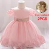 Carnival Infant 1st Birthday Dress For Baby Girl Clothes Sequin Princess Dresses Party Baptism Clothing 0 1 2 Year Girl's