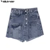 Damen Shorts Frau Sommer hohe Taille Vintage Denim Shorts für Frauen Rock kurze Femme Jeans Damenbekleidung Damen 210412