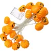 Cordes Halloween citrouille Jack O lanterne lumière LED Orange Festival maison accessoire décoration bricolage chaîne batterie | Décor de fête