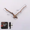 Horloges murales Mains en bois avec Sun 12888 Mouvement d'horloge silencieux Seiko Arbre pour 3D DIY Noyer Bois Pointeur Reloj De Pared 14 pouces