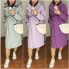 Simplee Cotton leather padded Women's long winter coat female Casual pocket sash women parkas High street tailored collar stylish overcoat