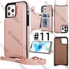 حالات هاتف أزياء لـ iPhone 15 Pro Max 14 15 Plus 13 12 11 14 Pro Max XR XSMax Shell Leather Leather Multi-Function Cover Walk