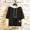 Moda Deskorolka Bluzy Bluzy 2021 Mężczyzna Casual Wiosna Jesień Czarne Odzież Oversize M-5XL Hip Harajuku Streetwear