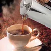 Französische Presse-Kaffeemaschine, Edelstahl-Kaffeemaschine, doppelwandig, große Kapazität, manueller Kaffeebereiter, Kaffeebehälter 210408
